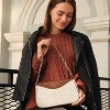 Purses for Women, Shoulder Bag Small Handbags Vegan Leather Underarm Bags Trendy Hobo - 3 of 4