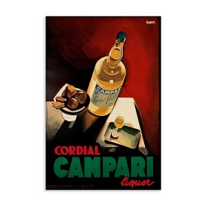 Stupell Industries Vintage Campari Wine Canvas Wall Art - 1 of 4