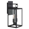 Ferris 2pk Outdoor Metal Lantern Wall Light - Nathan James Black - 4 of 4
