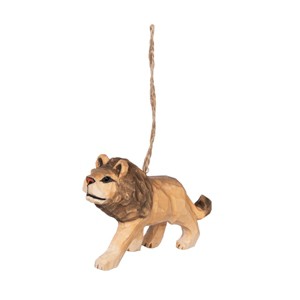 Gallerie II Lion Wood Ornament - 1 of 3