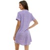 Derek Heart Woman's Lushluxe 36" Notched Collar Nightgown (Juniors & Women) - 3 of 4