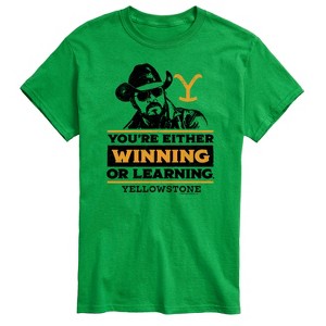Men's - Yellowstone - Your Either Winning Or Learning Short Sleeve Graphic T-Shirt - 1 of 4