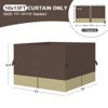 Aoodor 10' x 13' Gazebo Curtain Set Protecting Privacy Side Walls 4 Panels, Curtain Only - 3 of 4