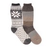 MUK LUKS Women's Tall Heat Retainers 2 Pair Pack - 2 of 3