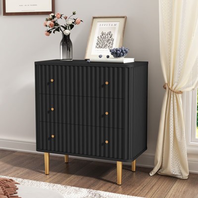 GlasFlength Decorative Storage Cabinets, Stylish and Functional Storage for Every Room, Bedroom, Living Room, Kitchen, Black,31.5”*15.7”*36"