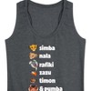 Women's - Disney - Main Characters Graphic Racerback Tank - 2 of 4