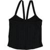 Hurley Womens Active Tank Top, Black, Small - 2 of 4
