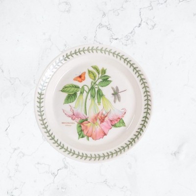 Exotic Botanic Garden Ceramic Salad Plate with Floral Design
