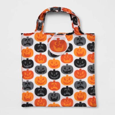 Reusable Bag with Pouch Halloween Pumpkin Trick or Treat Container - Hyde & EEK! Boutique™
