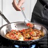 All-Clad D5 5-Ply Brushed Stainless Steel Fry Pan 10 Inch Induction Oven Broiler Safe 600F Pots and Pans, Cookware Silver - 3 of 4