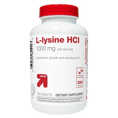 L Lysine Dietary Supplement Tablets 200ct Up Up Target