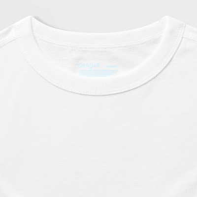 Cat & Jack Kids' Adaptive 3pk Long Sleeve T-Shirt - Cat & Jack™ White/Light Pink/Light Purple S — фото 3