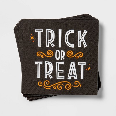 30ct Disposable Trick or Treat Halloween Beverage Napkins - Hyde & EEK! Boutique™
