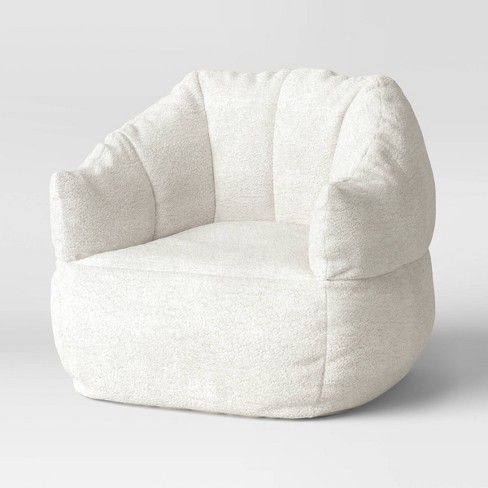 Bean Bag Cream Faux Shearling Room Essentials