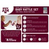 Baby Fanatic Wood Rattle 2 Pack - NCAA Texas A&M Aggies Baby Toy Set - 3 of 4