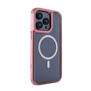 Reiko Heavy Duty 3-in-1 Hybrid Shockproof Anti-Fall Protective Magnetic Case for iPhone 15  PRO MAX - 1 of 2