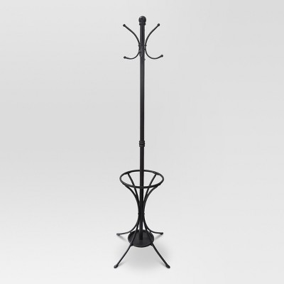 Coat Rack with Umbrella Stand Metal Threshold Target