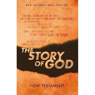 Niv, the Story of God, New Testament, Paperback - by  Zondervan