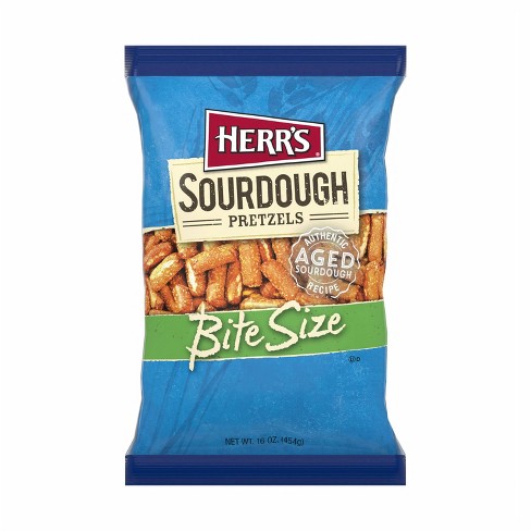 Herr's Sourdough Bite Size Hard Pretzels - 16oz : Target