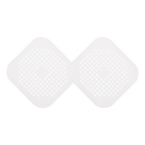 Unique Bargains Square Anti-Slip Bathroom with Suction Cup Drain Protector - 1 of 4