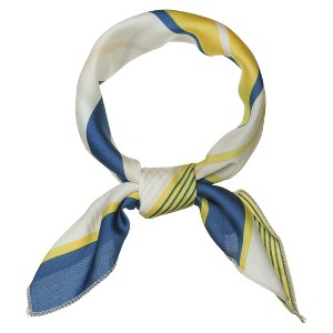 INSPIRE CHIC Women's Stripe Print Wrap Scarves Head Scarf Kerchief Neckerchief 1 Pc - 1 of 4