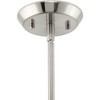 Progress Lighting Carillon 1-Light Pendant, Brushed Nickel, Clear and Opal Glass Shade - 4 of 4