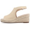 Journee Collection Womens Crew Wedge Heel Espadrille Sandals - 2 of 4
