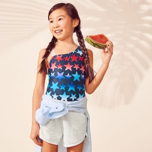 Lands' End Kids Sport One Piece Swimsuit - 1 of 3