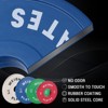 Colored Weight Plates, Fractional Change Plates with 2 Inch Steel Insert, Rubber Bumper Weights Plate Set for Strength Training, Fitness Workouts - 4 of 4