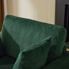Karl Home Green Corduroy Living Room Swivel Barrel Accent Chair - 4 of 4
