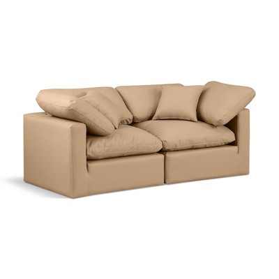 Meridian Furniture,Indulge Vegan Leather Modular Sofa