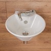 ALFI brand AB9056-PC Polished Chrome Pop Up Drain for Bathroom Sink with Overflow - 3 of 4