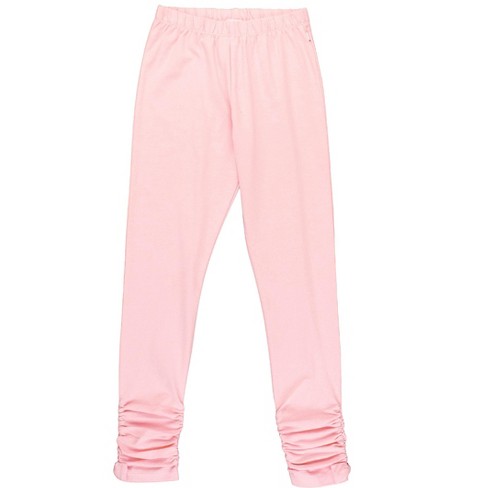 RuffleButts Baby Ruched Bow Ruffled Capri Leggings