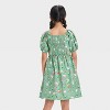 Girls' Hello Kitty Mushrooms Elevated Printed Dress - Green - 2 of 3