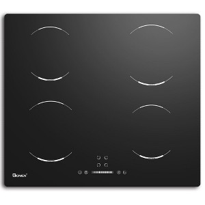 ZACHVO 23.62 Inches 6400W 4 Burner Ceramic Induction Cooktop with Touch Control and Safety Lock - 1 of 4