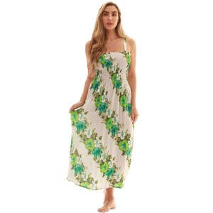 Just Love Floral Print Tube Sundress - Swimwear Cover Up Summer Dress for Women - 1 of 3