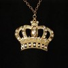 Underwraps Gold Crown Necklace Costume Jewelry - 2 of 3