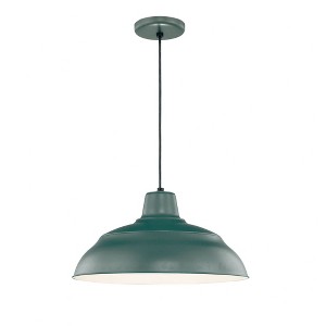 Millennium Lighting R Series 1 - Light Pendant in  Satin Green - 1 of 1