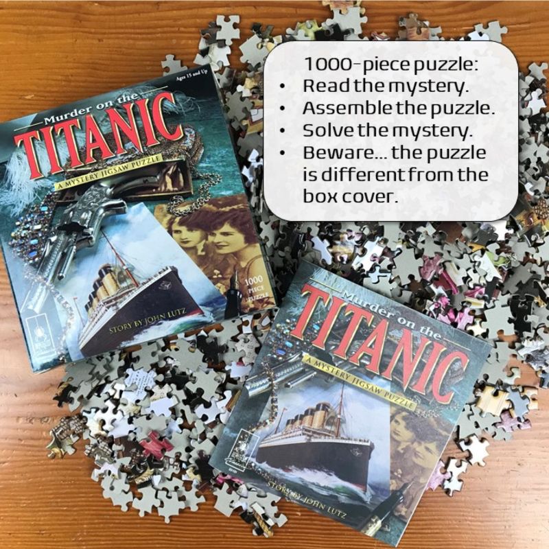 Bepuzzled Classic Mystery: Murder on the Titanic Jigsaw Puzzle - 1000pc, 6 of 10