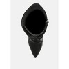 Knocturn Croc Textured Over The Ankle Boots - 3 of 4