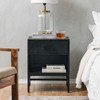 MH London Etna 23"  Night Stand with Drawer Mango Wood & Iron in Black - 3 of 4