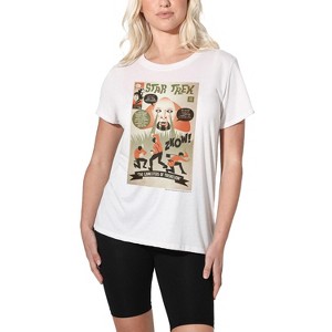Women's Star Trek Tos Episode 45 Loose T-Shirt White - 1 of 4