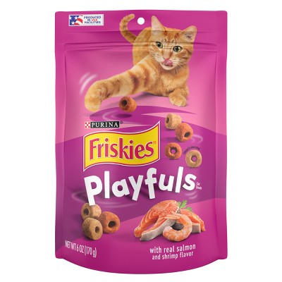 Friskies Playfuls Seafood Flavor Cat Treat - 6oz