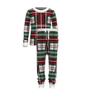 Coordinates x Christmas kids plaid long sleeve shirt and jogger fit pant - 1 of 1