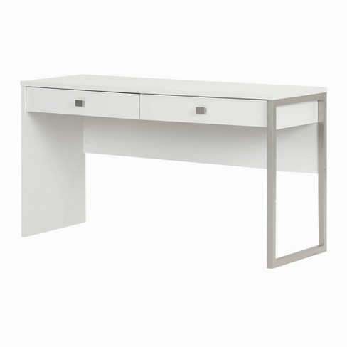 Interface Desk With 2 Drawers Pure White - South Shore : Target