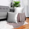 PiccoCasa Sofa Couch Bed Chair Velvet Decors Luxury Euro Square Throw Pillow Cover - 3 of 4