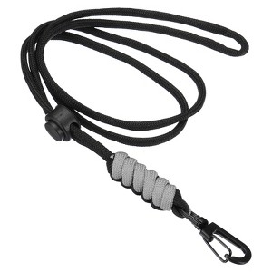 Unique Bargains Polyester Wear-resistant Lightweight ID Card Neck Lanyards with Hooks - 1 of 4
