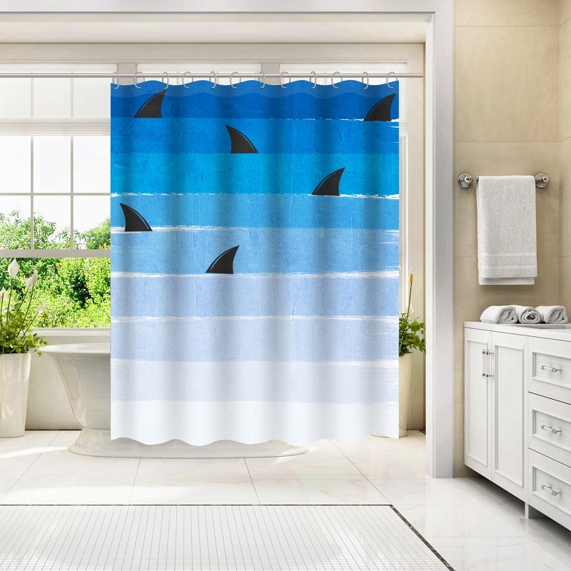 Americanflat 71" x 74" Shower Curtain Style 9 by Charlotte Winter, 3 of 7