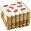 Sparkle and Bash 100 Pack Fruit Cocktail Napkins, 4 Designs For Birthday Party, 5 x 5" - 3 of 4