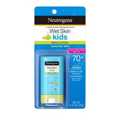 Neutrogena Wet Skin Kids Sunscreen Stick - SPF 70 - 0.47oz